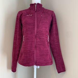 AVALANCHE | Mid-Layer Fleece Sweater Jacket | Heather Pink | Medium